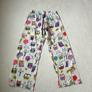 Little Blue House women’s medium owl hoo’s sleepy pajama pants